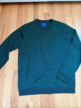 Apt. 9 Men's Dark Green V-Neck Sweater